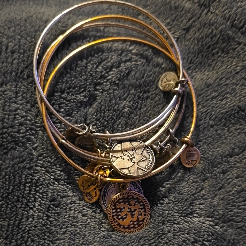 4 ALEX & ANI Bangle Sets